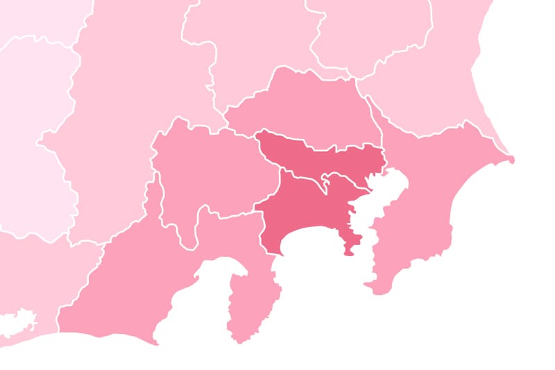 関東圏地図